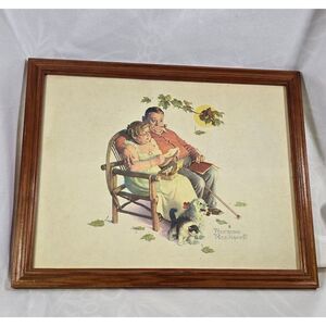 Framed Limited Edition Norman Rockwell's "Fondly Do We Remember"